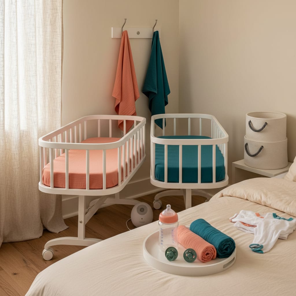 Twin Bassinets: Two Surfaces That Fit One Room